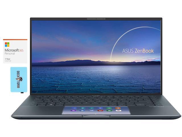 ASUS ZenBook 14 Home and Business Laptop (Intel i7-1165G7 4-Core, 16GB RAM, 4TB PCIe SSD, 14.0" Full HD (1920x1080), NVIDIA MX450, Wifi, Bluetooth, Win 10 Pro) with Microsoft 365 Personal , Hub