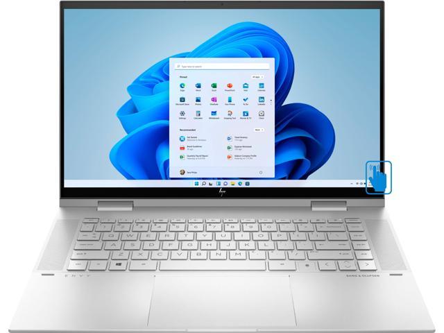 HP ENVY x360 2-in-1 Laptop (Intel i5-1135G7 4-Core, 15.6" Touch  Full HD (1920x1080), 8GB RAM, 256GB SSD, Intel Iris Xe, Webcam, Wifi, Bluetooth, Backlit KB, Fingerprint, USB 3.1, HDMI, Win 10 Home)