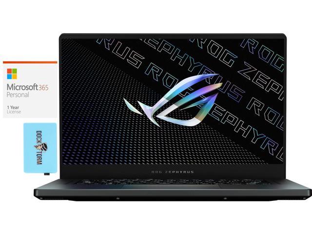 ASUS ROG Zephyrus G15 Gaming & Business Laptop (AMD Ryzen 9 5900HS 8-Core, 40GB RAM, 4TB PCIe SSD, 15.6" 2K Quad HD (2560x1440), Win 10 Pro) with Microsoft 365 Personal , Hub