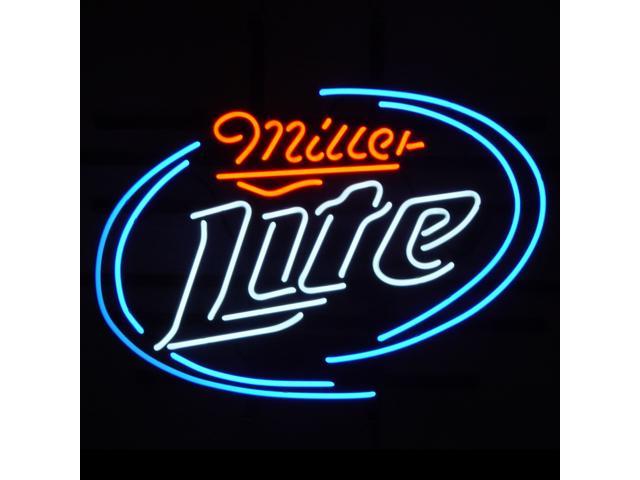 fashion neon sign miller lite beer handcrafted real glass lamp neon light neon sign beerbar sign neon beer sign 19x15 newegg com fashion neon sign miller lite beer handcrafted real glass lamp neon light neon sign beerbar sign neon beer sign 19x15