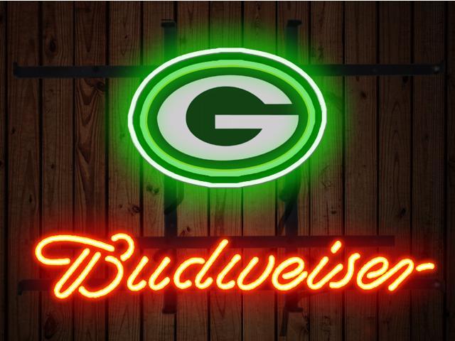 green bay packers neon