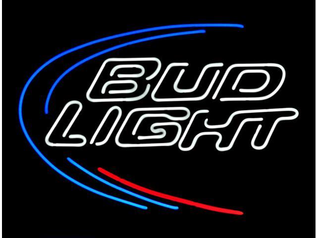 SPORT RACING CAR BUDWEISER Glass Handmade Beer Bar Store Garage Neon Light Sign 