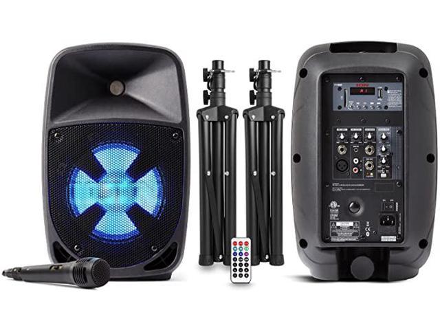 Refurbished: ION Audio Pro Glow 8, 150W Wireless Bluetooth Speaker Portable  PA System (Pair) - Newegg.com