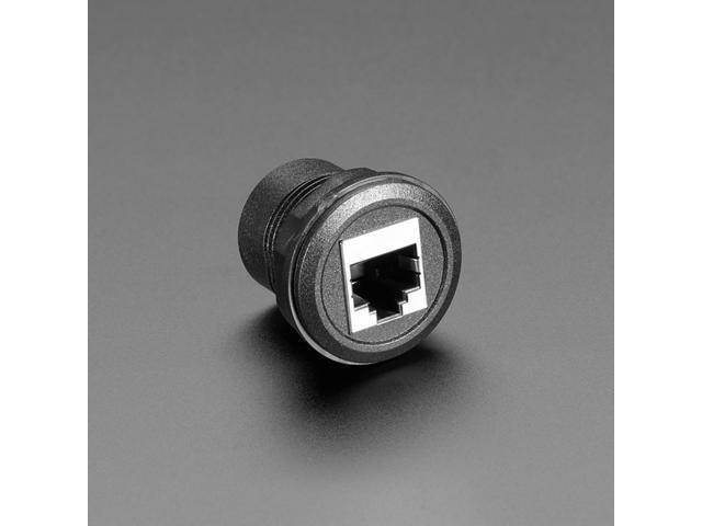 Adafruit RJ-45 Ethernet Round Panel Mount Adapter Plug - Newegg.com