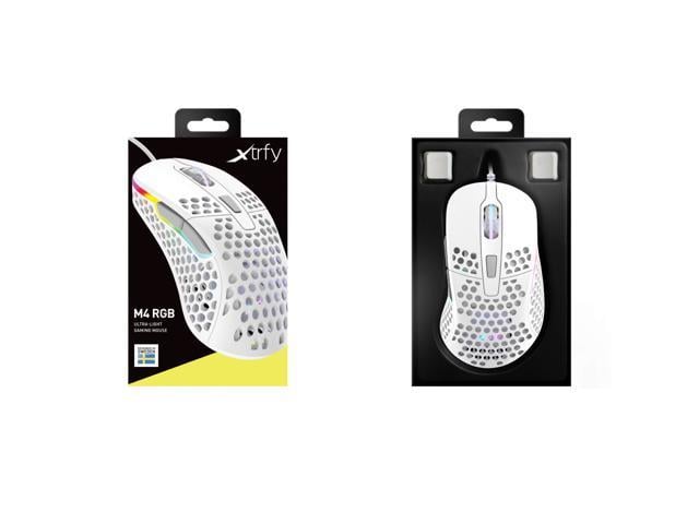 Xtrfy M4 Rgb Lightweight Mouse White Newegg Com