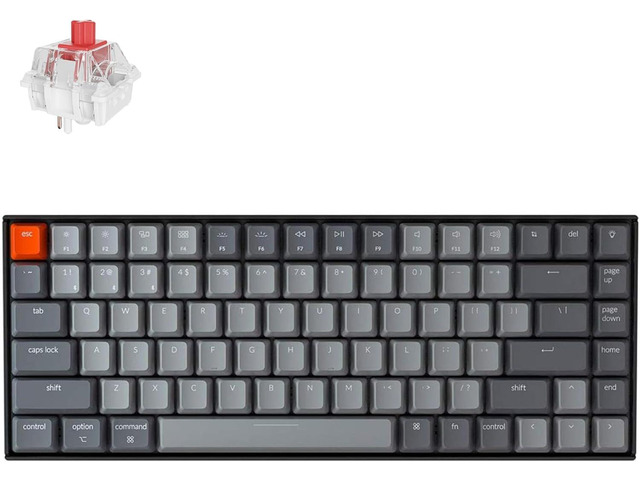 Keychron K2 Keyboard V2 - Gateron Red - RGB
