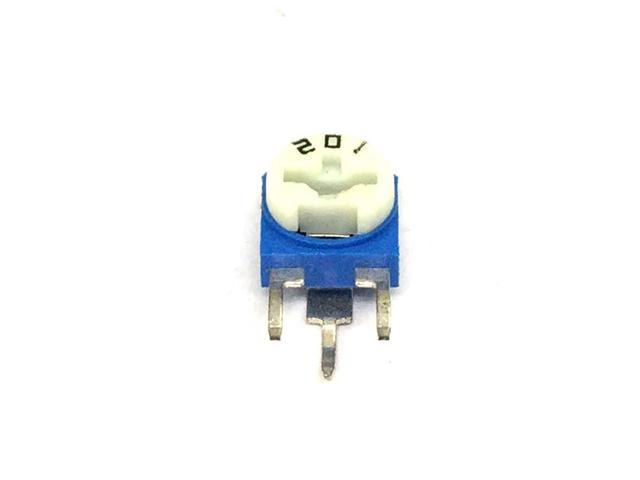 10pcs Blue White 1K OHM Resistance Adjustable Resistor 