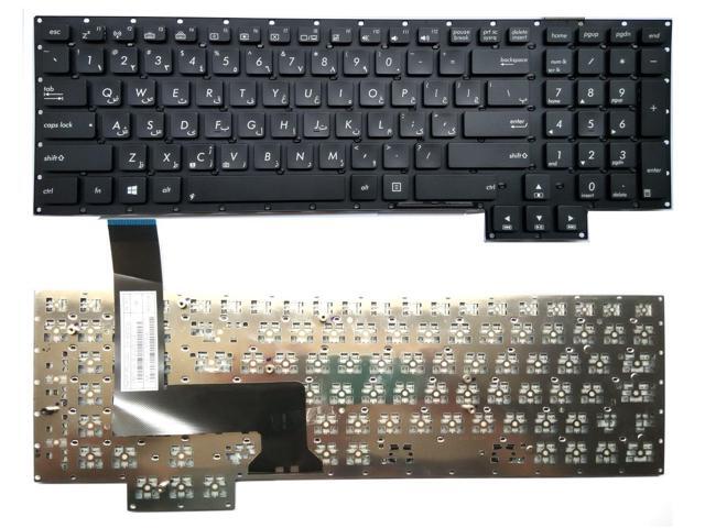 90NB00M1-R31US0 0KNB0-E600US00 13NB00M1AM0121 US Layout Black Color No Frame Laptop Keyboard Compatible for Asus P//N
