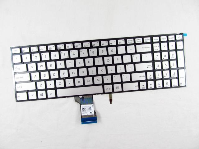 New Silver Asus ZenBook Pro UX501JW UX501VW Keyboard US No backlit