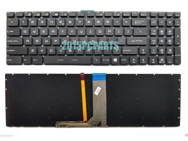 New MSI GS70 2OD GS70 2PE GS70 2QE Keyboard Colorful Backlit Crystal Keys 