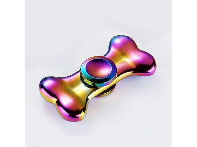 3D Rainbow Fidget Hand Spinner Finger EDC Focus Stress Reliever Toys Kids Adults