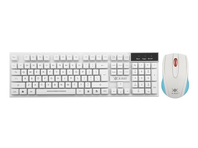 Mini 2.4G DPI Wireless Keyboard and Optical Mouse Combo for Desktop PC Black BP