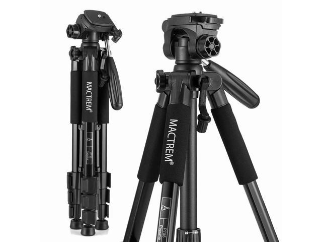 MACTREM M-PT55-Bk PT55 Travel Camera Tripod Lightweight ...