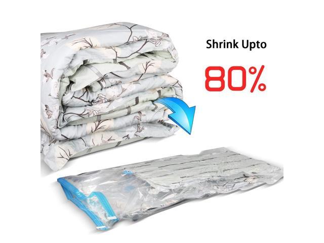 Velarnet Premium Vacuum Storage Bags 6 Pack 6 x Jumbo Space Saver Storage Bags for Travel Travel Hand Pump Included Durable and Reusable