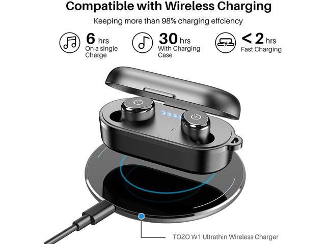 tozo t10 case not charging