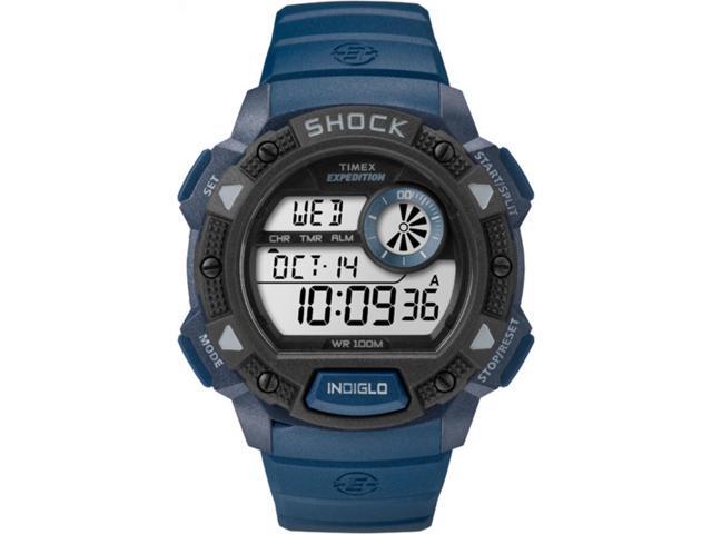 expedition base shock 45mm resin strap watch