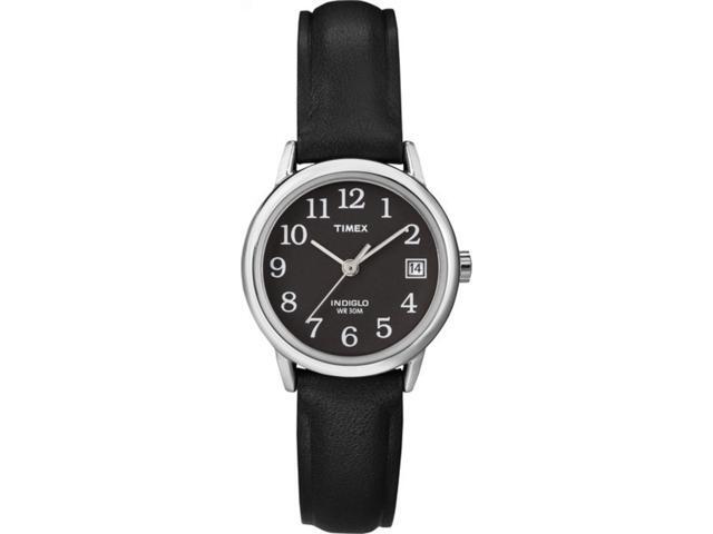 timex black dial watch