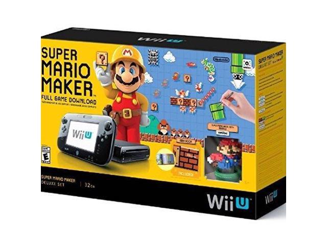 Refurbished: Wii U Deluxe Set 8GB White With Super Mario 3D World And Nintendo  Land 
