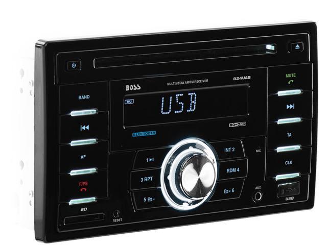 BOSS Audio 824UAB In-Dash Double-DIN Bluetooth MP3 Player