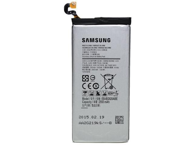 Original OEM Galaxy S6 Replacement Battery Free Tools Set, EB-BG920ABE, 2550mAh - Newegg.com
