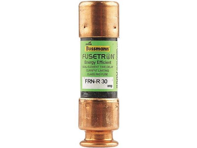 Bussmann FRN-R-30 30 Amp Fusetron Dual Element Time-Delay Current Limiting Fuse
