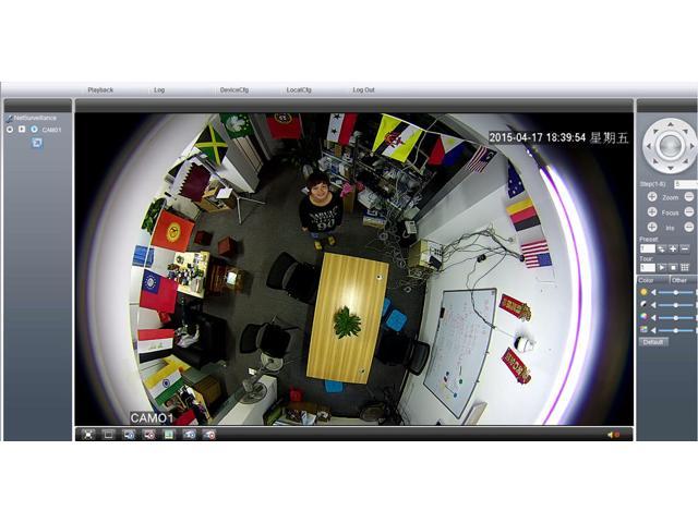Überwachung Netzwerk IP Kamera WLAN 2MP 360° Grad Fisheye 180° Panoramic ONVIF 