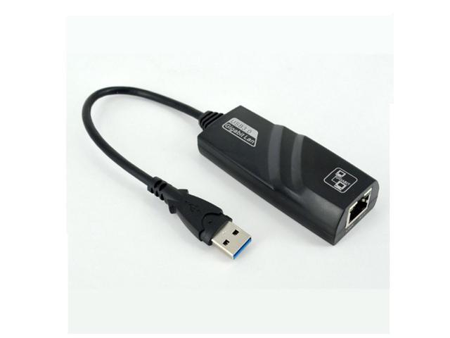 Black CableCreation Gold Plated USB 3.0 to RJ45 Gigabit Ethernet Adapter