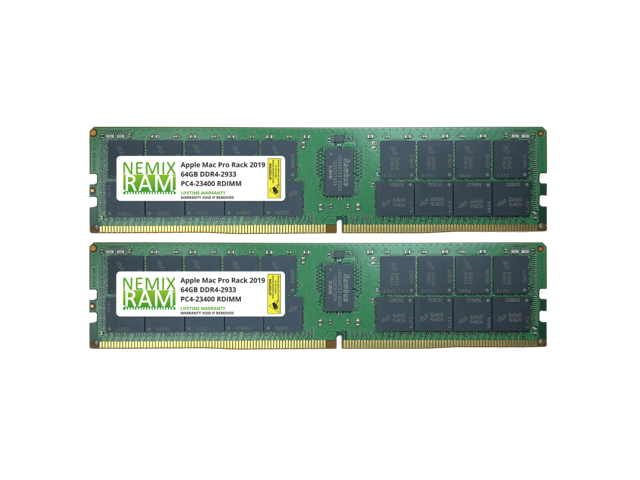 64GB DDR4-2933 PC4-23400 RDIMM Memory for Apple Mac Pro 2019 7,1 by NEMIX  RAM(並行輸入品)