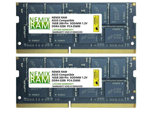 2 x 16GB DDR4-3200 UDIMM 2Rx8 for ASUS Servers NEMIX RAM 32GB Kit