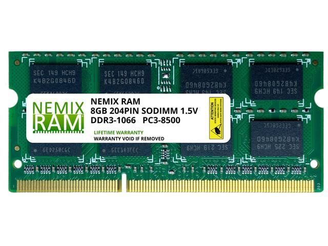 8gb 1x8gb Ddr3 1066 Pc3 8500 Sodimm Laptop Memory Ram Newegg Com