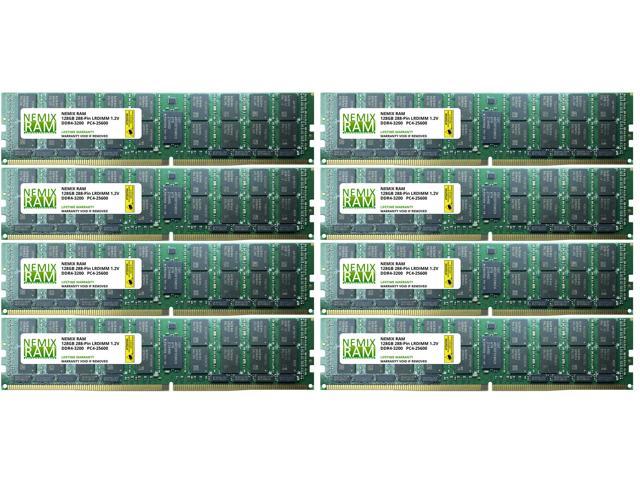 1TB Kit 8x128GB DDR4-3200 PC4-25600 ECC Load Reduced 4Rx4 Server Memory by  NEMIX RAM