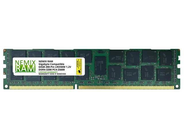 64GB DDR4-3200 LRDIMM Memory for Gigabyte MZ31-AR0 AMD EPYC by Nemix Ram