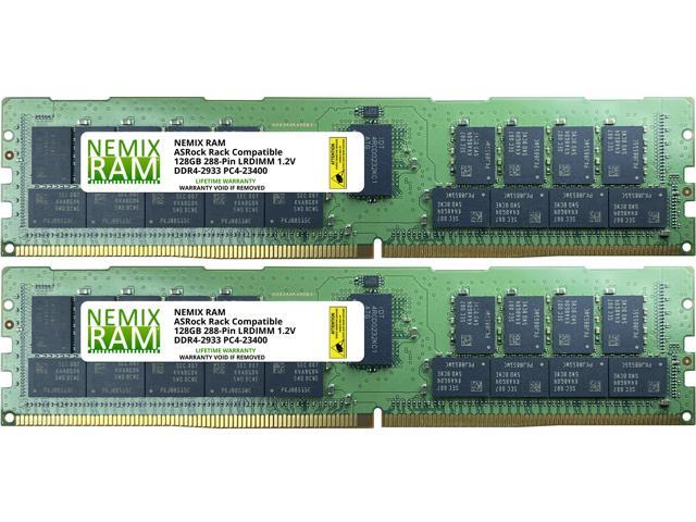 128GB Kit (8 x 16GB) DDR4-2933 PC4-23400 ECC Registered Memory for