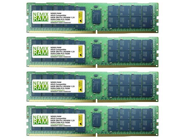 日本製 256GB 4x64GB DDR4-2400 LRDIMM 4Rx4 Memory for ASUS KNPA-U16