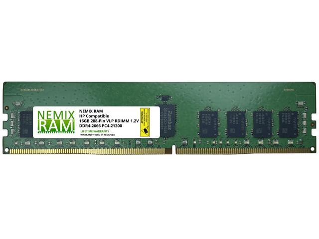 16GB RDIMM VLP Memory for HP Apollo 35 System DDR4-2666 by Nemix Ram