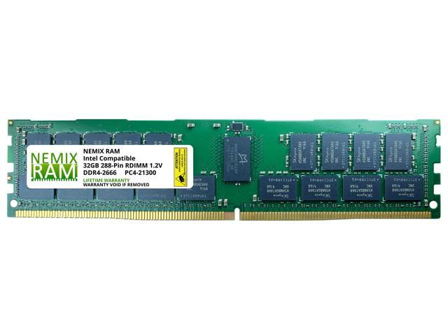 NEMIX RAM 32GB DDR4-2666 2Rx4 LRDIMM for Intel R1208WT2GSR