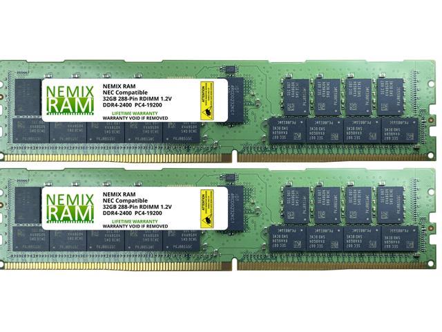 NEMIX RAM N8102-666F for NEC Express5800/R120g-1M 64GB (2x32GB 
