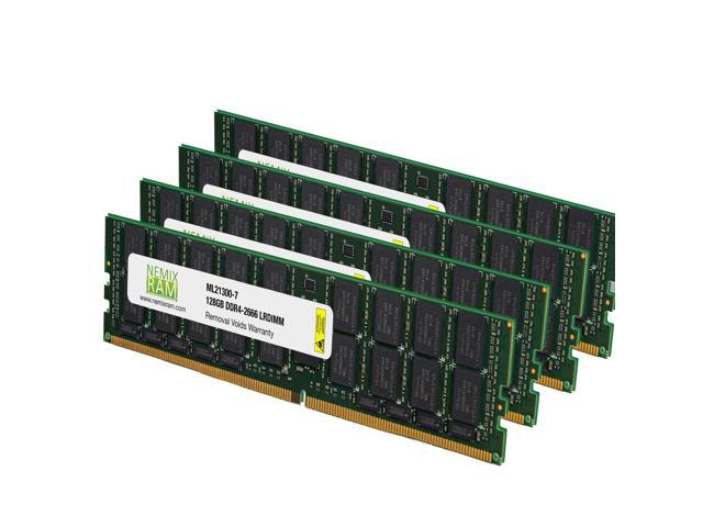 512GB Kit 4x128GB DDR4-2666 PC4-21300 ECC Load Reduced 8Rx4 Server
