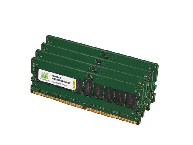 NEMIX RAM 32GB 4x8GB DDR4-2666 PC4-21300 1Rx4 ECC Registered Memory
