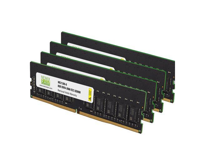 64GB (4x16GB) DDR4-2666MHz PC4-21300 2Rx8 1.2V SODIMM Laptop Memory by NEMI 