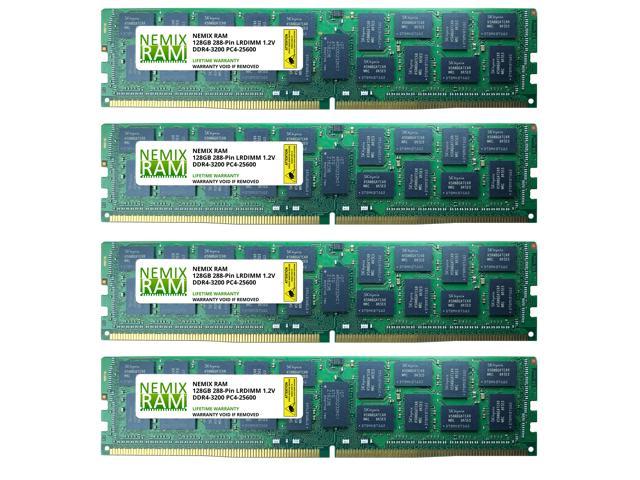 512GB Kit 4x128GB DDR4-3200 PC4-25600 8Rx4 ECC Load Reduced Memory by