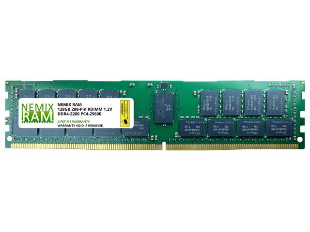 128GB DDR4-3200 PC4-25600 8Rx4 ECC Registered Memory by Nemix Ram