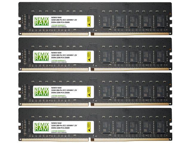 NEMIX RAM NEMIX RAM 128GB 4x32GB DDR4-3200 PC4-25600 2Rx8 ECC