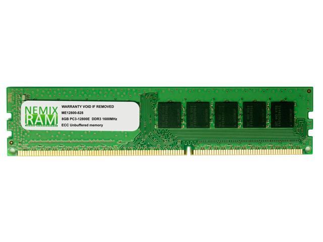 Nemix Ram B21 8gb Ddr3 1600 Pc3 Ecc Udimm Memory For Hp Proliant Ml310e Gen8 V2 Server Newegg Com
