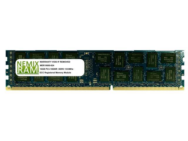 Nemix Ram 16GB Memory for StoreEasy 1630 Server DDR3L 1600MHz PC3L-12800 ECC Registered RDIMM 2Rx4 Server Specific Ram 