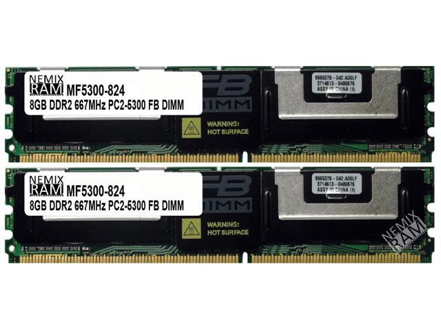 8GB 2x4GB PC2-5300 ECC FB-DIMM for Dell PowerEdge 2900 III Server NOT FOR PC