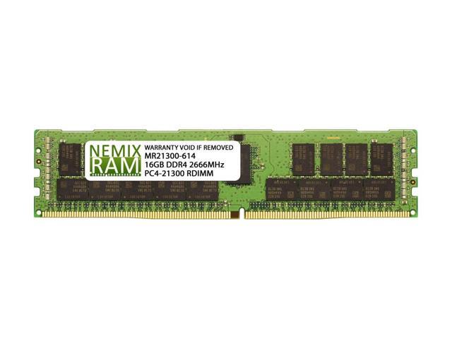 NEMIX RAM 16GB DDR4-2666 2Rx4 RDIMM Compatible with Intel S2600WFO NEMIX RAM 16GB DDR4-2666 2Rx4 RDIMM Compatible with Intel S2600WFO
