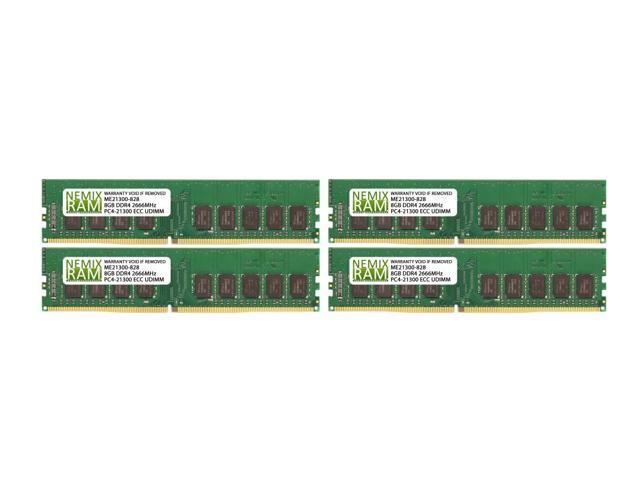 RDIMM Memory 4x8GB NEMIX RAM NE3302-H111F for NEC Express5800//A1040e 32GB