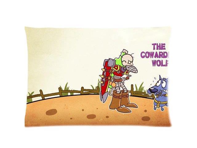 Courage The Cowardly Wolf Pillowcases Custom Pillow Case