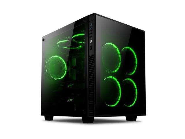 USA SELLER Anidees 120mm Computer CPU PC White LED Case Fan Black 3pin